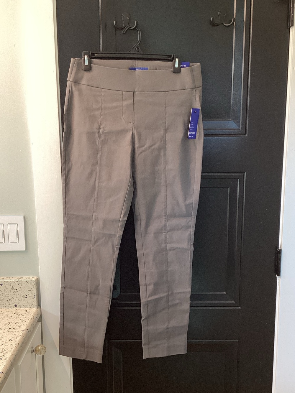 Apt. 9 Women's Pull-On Ankle Trousers in Taupe